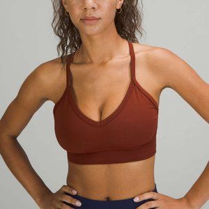Lululemon Ebb to Street Bra - Date Brown